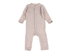 Wheat dry rose jumpsuit merino wool